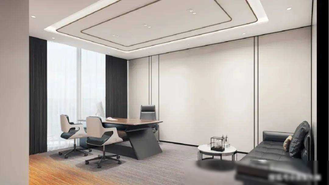 董事长座位布置#办公室大小和形状办公桌摆放布局